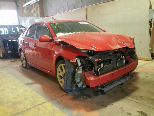 1YVHP84D265M09312 - 2006 MAZDA 6 S RED photo 1