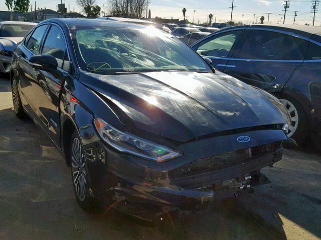 3FA6P0RUXJR134145 - 2018 FORD FUSION TIT BLACK photo 1