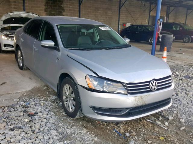 1VWAT7A39EC073190 - 2014 VOLKSWAGEN PASSAT S SILVER photo 1