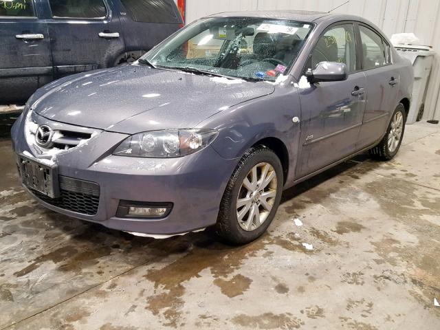 JM1BK123571601702 - 2007 MAZDA 3 S GRAY photo 2