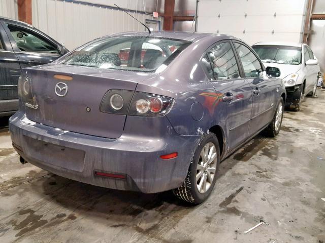 JM1BK123571601702 - 2007 MAZDA 3 S GRAY photo 4