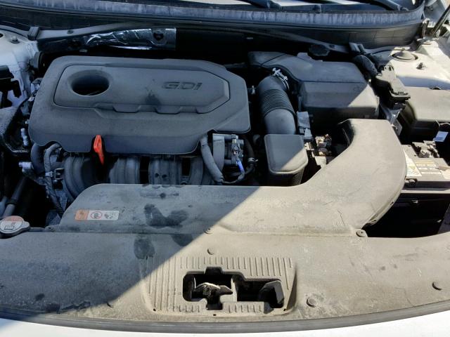 5NPE34AF0GH414464 - 2016 HYUNDAI SONATA SPO WHITE photo 7