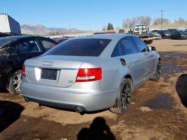 WAUDG74F05N095543 - 2005 AUDI A6 3.2 QUA SILVER photo 4