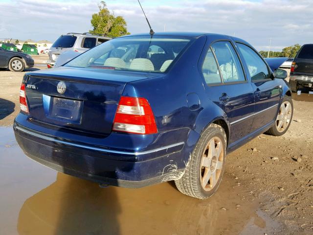 3VWRK69M64M113185 - 2004 VOLKSWAGEN JETTA GL BLUE photo 4