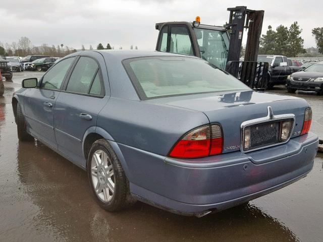 1LNHM87A93Y653982 - 2003 LINCOLN LS BLUE photo 3