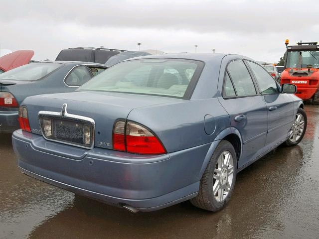 1LNHM87A93Y653982 - 2003 LINCOLN LS BLUE photo 4