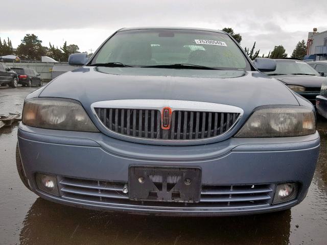 1LNHM87A93Y653982 - 2003 LINCOLN LS BLUE photo 9