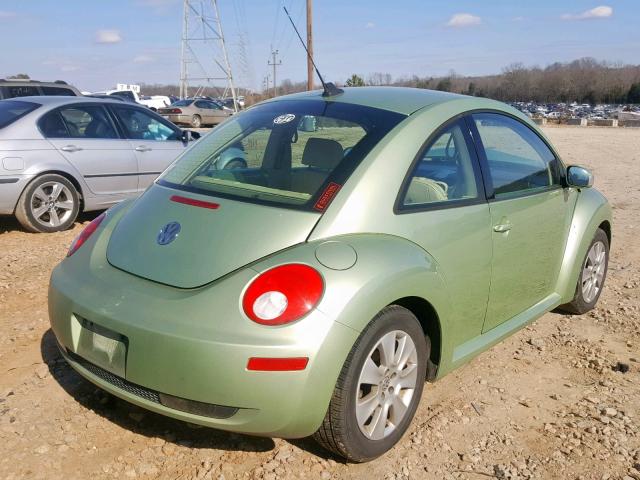 3VWRW31C89M503685 - 2009 VOLKSWAGEN NEW BEETLE Grün Foto 4