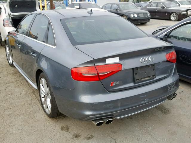 WAUKGAFLXDA117772 - 2013 AUDI S4 PRESTIG GRAY photo 3