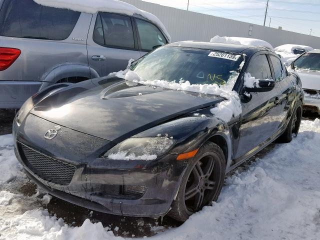 JM1FE173870213290 - 2007 MAZDA RX8 BLACK photo 2