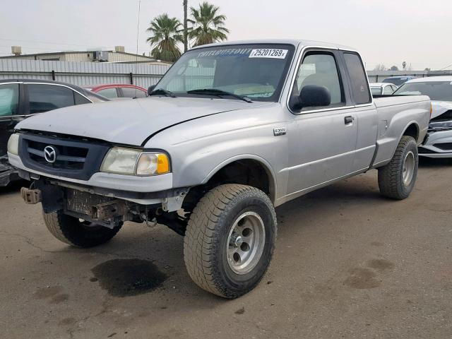 4F4YR46U23TM07693 - 2003 MAZDA B3000 CAB SILVER photo 2