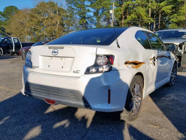 JTKJF5C74F3095820 - 2015 TOYOTA SCION TC WHITE photo 4