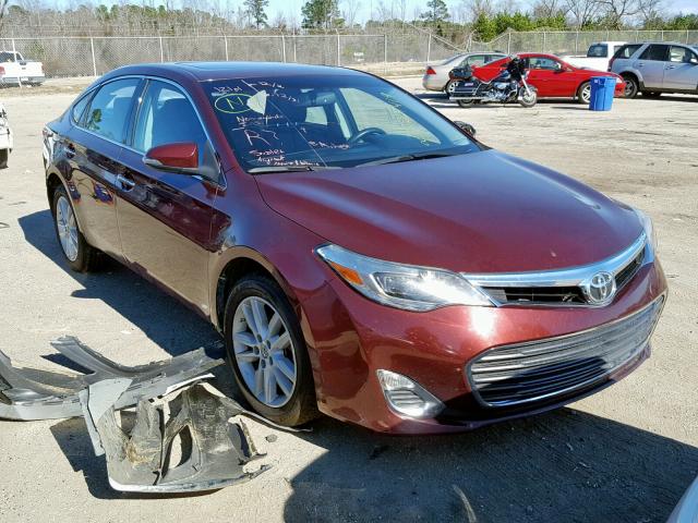 4T1BK1EB4DU054463 - 2013 TOYOTA AVALON BAS BURGUNDY photo 1