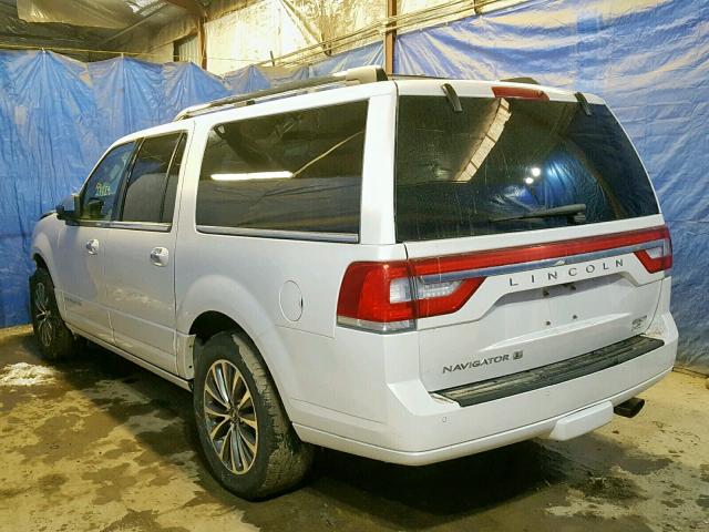 5LMJJ3JT8GEL09541 - 2016 LINCOLN NAVIGATOR WHITE photo 3