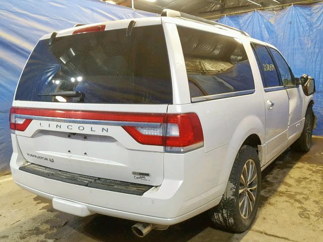 5LMJJ3JT8GEL09541 - 2016 LINCOLN NAVIGATOR WHITE photo 4