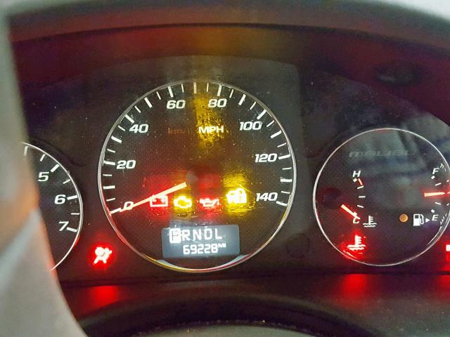 1G1ZS58F67F250818 - 2007 CHEVROLET MALIBU LS RED photo 8