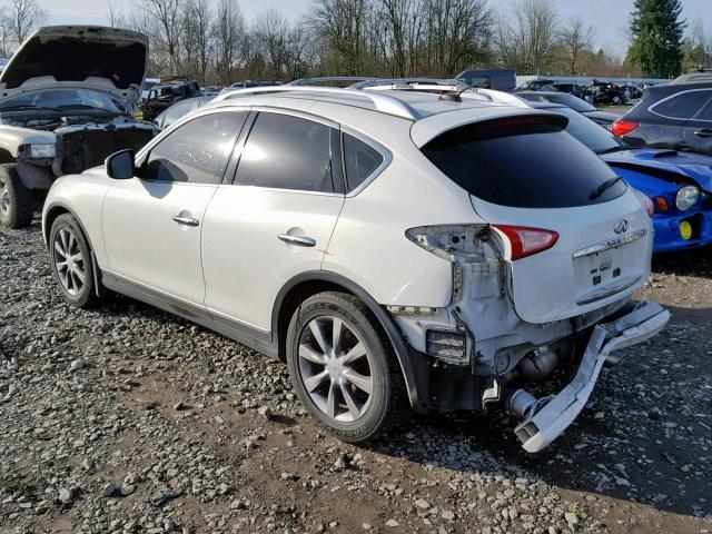JN1AJ0HR5AM753105 - 2010 INFINITI EX35 BASE WHITE photo 3