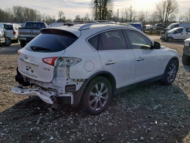 JN1AJ0HR5AM753105 - 2010 INFINITI EX35 BASE WHITE photo 4