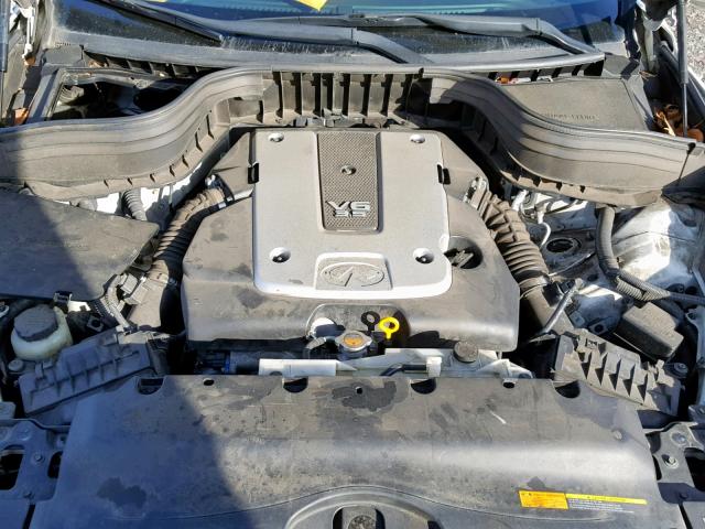 JN1AJ0HR5AM753105 - 2010 INFINITI EX35 BASE WHITE photo 7