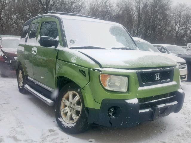 5J6YH28786L010589 - 2006 HONDA ELEMENT EX GREEN photo 1