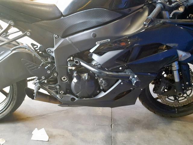 JKAZX4R199A002353 - 2009 KAWASAKI ZX600 R BLACK photo 7