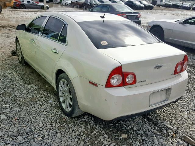 1G1ZE5E76BF113083 - 2011 CHEVROLET MALIBU LTZ WHITE photo 3