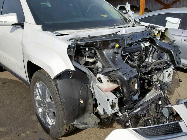 1GKKVSKD3HJ278021 - 2017 GMC ACADIA LIM WHITE photo 9