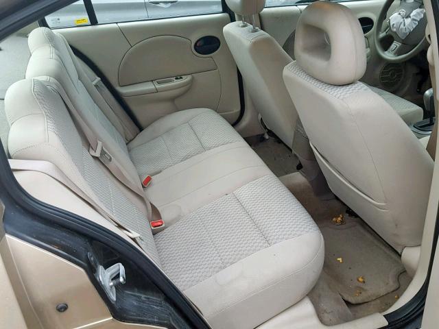 1G8AJ55F86Z136466 - 2006 SATURN ION LEVEL GOLD photo 6