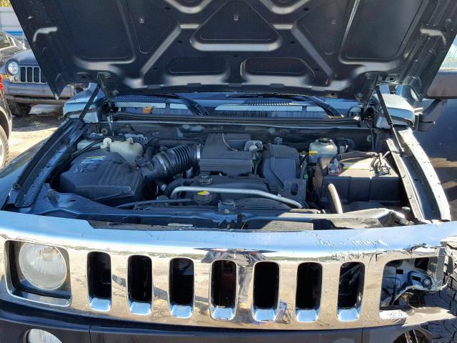 5GTDN136968295076 - 2006 HUMMER H3 GRAY photo 7