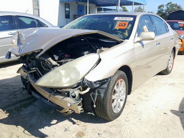 JTHBA30G445018044 - 2004 LEXUS ES 330 GOLD photo 2