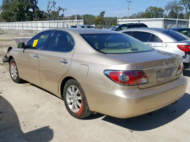 JTHBA30G445018044 - 2004 LEXUS ES 330 GOLD photo 3