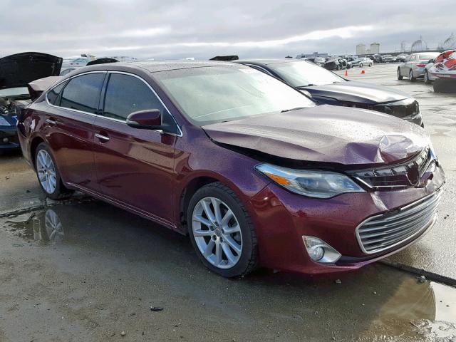 4T1BK1EBXDU026635 - 2013 TOYOTA AVALON BAS MAROON photo 1