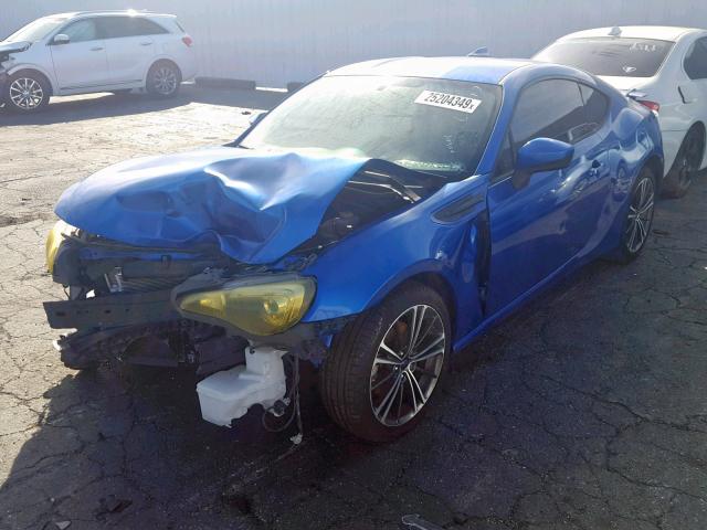 JF1ZCAC15D1613942 - 2013 SUBARU BRZ 2.0 LI BLUE photo 2