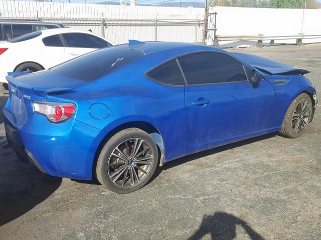 JF1ZCAC15D1613942 - 2013 SUBARU BRZ 2.0 LI BLUE photo 4