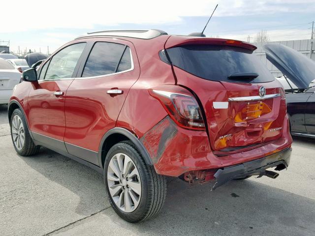 KL4CJASBXHB090587 - 2017 BUICK ENCORE PRE RED photo 3