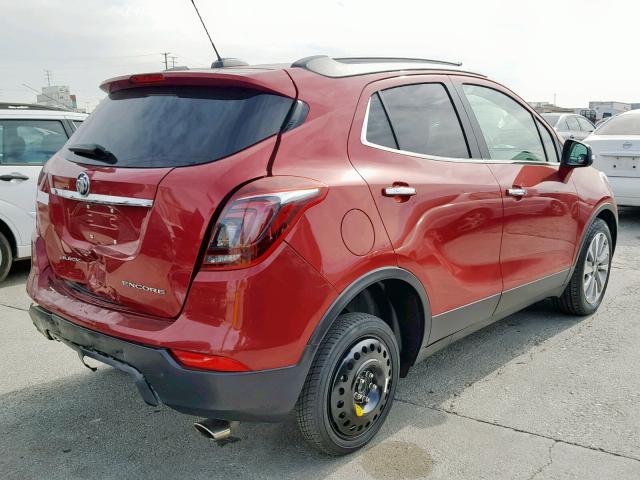 KL4CJASBXHB090587 - 2017 BUICK ENCORE PRE RED photo 4