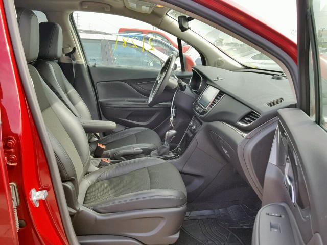 KL4CJASBXHB090587 - 2017 BUICK ENCORE PRE RED photo 5