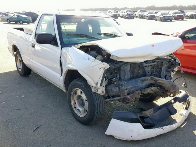 1GTCS14511K131981 - 2001 GMC SONOMA WHITE photo 1