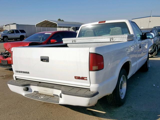 1GTCS14511K131981 - 2001 GMC SONOMA WHITE photo 4