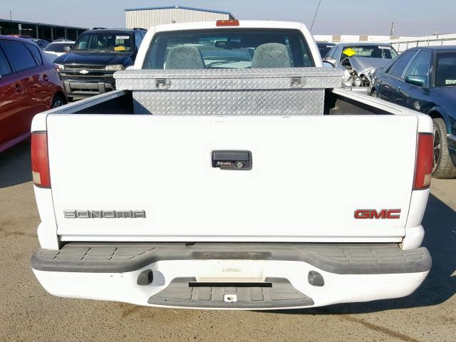 1GTCS14511K131981 - 2001 GMC SONOMA WHITE photo 6