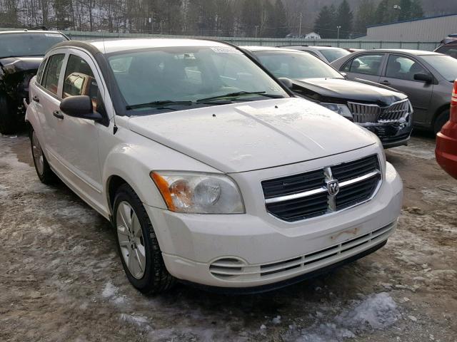 1B3HB48B17D407677 - 2007 DODGE CALIBER SX WHITE photo 1