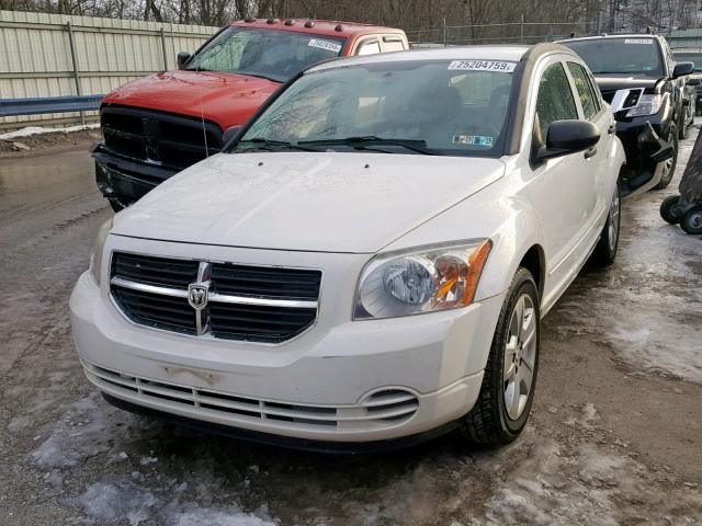 1B3HB48B17D407677 - 2007 DODGE CALIBER SX WHITE photo 2