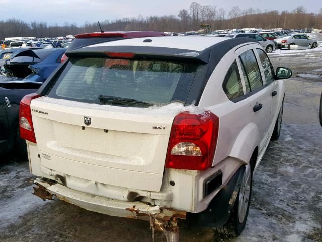 1B3HB48B17D407677 - 2007 DODGE CALIBER SX WHITE photo 4