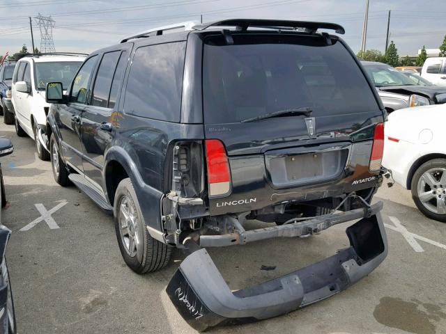 5LMEU88H55ZJ15014 - 2005 LINCOLN AVIATOR 黑色 照片 3