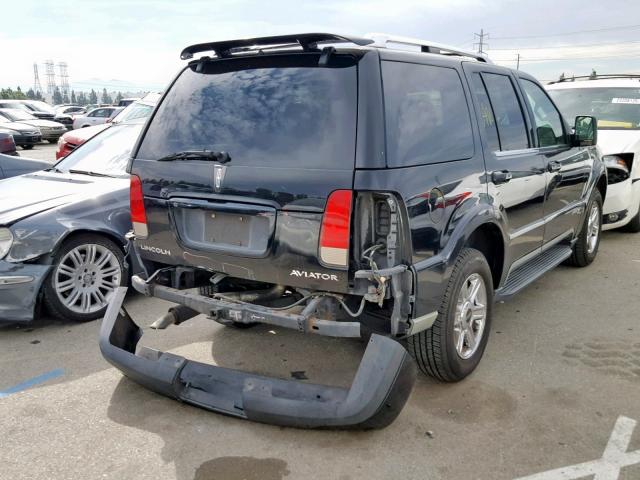 5LMEU88H55ZJ15014 - 2005 LINCOLN AVIATOR 黑色 照片 4