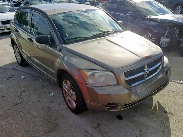 1B3HB48B37D239606 - 2007 DODGE CALIBER SX TAN photo 1