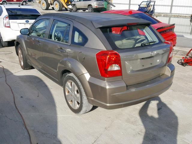 1B3HB48B37D239606 - 2007 DODGE CALIBER SX TAN photo 3