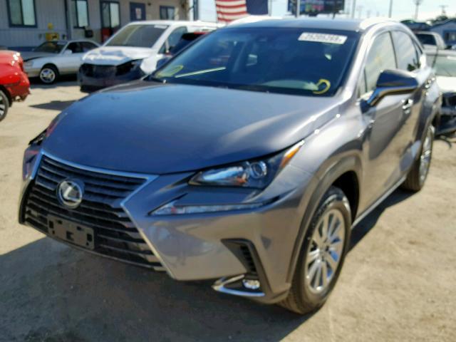 JTJYARBZ0K2126007 - 2019 LEXUS NX 300 GRAY photo 2