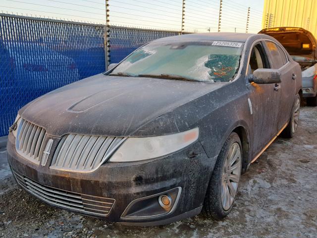 1LNHM94R69G610151 - 2009 LINCOLN MKS BLACK photo 2