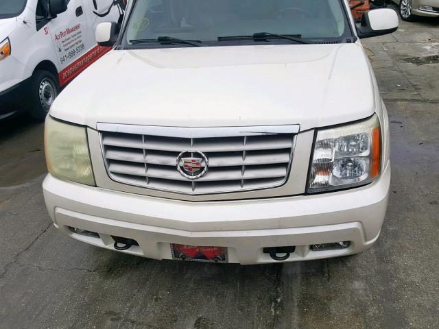 3GYFK66NX4G277180 - 2004 CADILLAC ESCALADE E CREAM photo 7